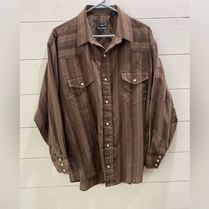 Roper pearl snap button down